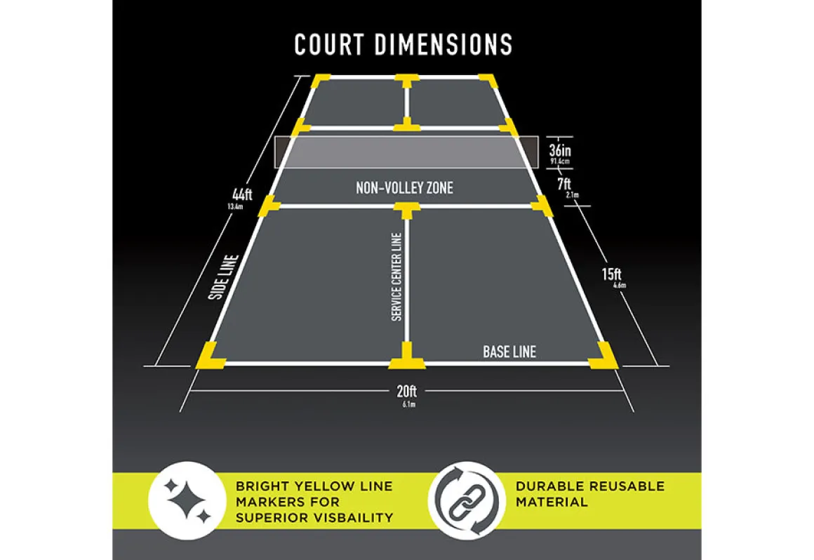 Pickleball Court Marker Kit