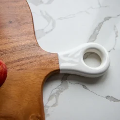9-Piece Acacia Wood Charcuterie Board Set