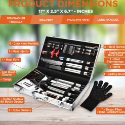 25-Piece BBQ Accessory Set