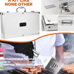 25-Piece BBQ Accessory Set
