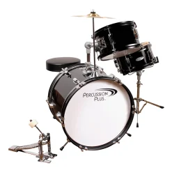 3-Piece Junior Drum Set with Cymbal and Throne