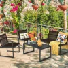 4-Piece Patio Set with Loveseat