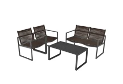 4-Piece Patio Set with Loveseat