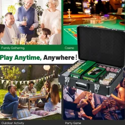 600-Piece Poker Chip and Game Set
