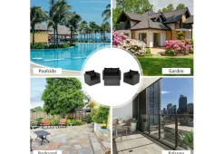 4-Piece Rattan Conversation Patio Set with Padded Cushion