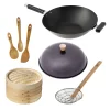 5-Piece 14'' Nonstick Wok Set