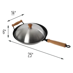 10-Piece 14'' Nonstick Wok Set