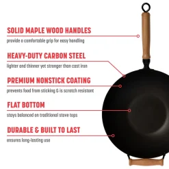 10-Piece 14'' Nonstick Wok Set