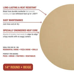 Pizza Stone and Peel Set