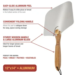 Pizza Stone and Peel Set