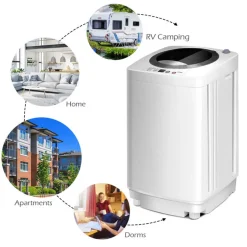 Portable Automatic Washing Machine with Drain Pump