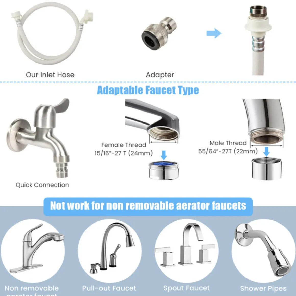 Portable Automatic Washing Machine with Drain Pump
