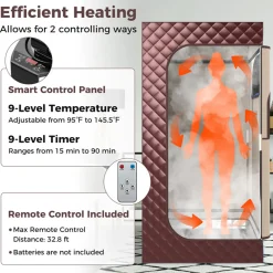 Portable Full Body Steam Sauna
