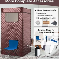 Portable Full Body Steam Sauna