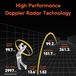 Portable Golf Launch Monitor PRO