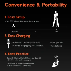 Portable Golf Launch Monitor PRO