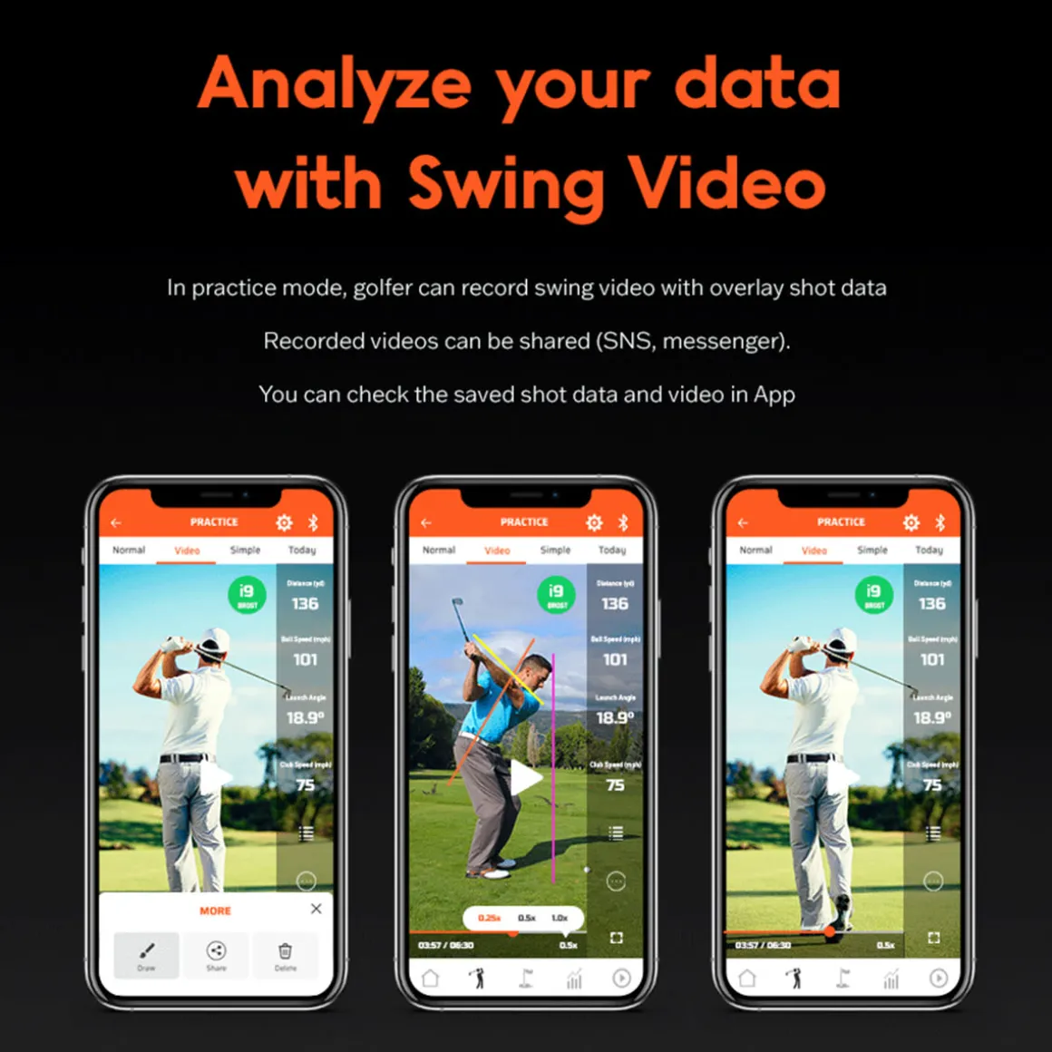 Portable Golf Launch Monitor PRO