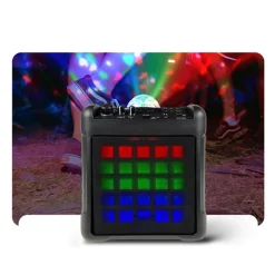 Portable Karaoke Party Speaker with LED Lights