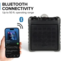 Portable Karaoke Party Speaker with LED Lights