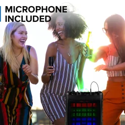 Portable Karaoke Party Speaker with LED Lights