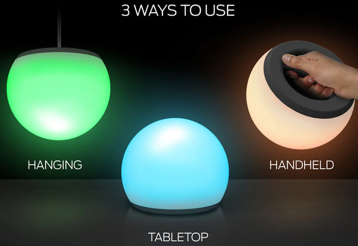 Portable LED Orb Light