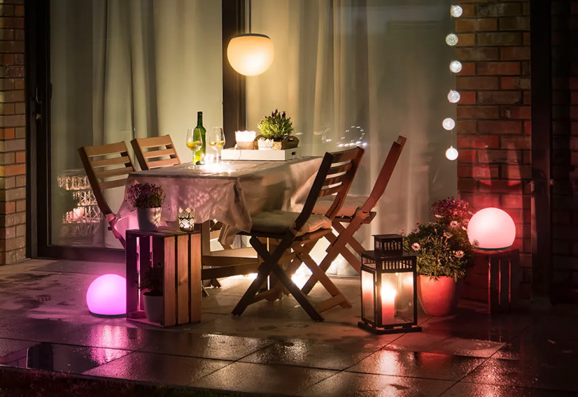 Portable LED Orb Light