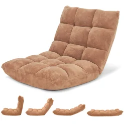 14-Position Adjustable Cushioned Floor Chair