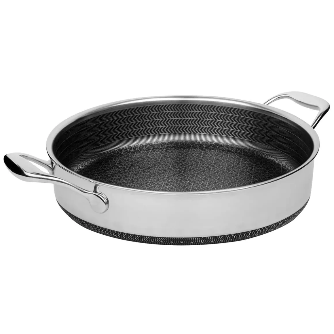5-Quart Stainless Hybrid Nonstick Saute Pan with Lid