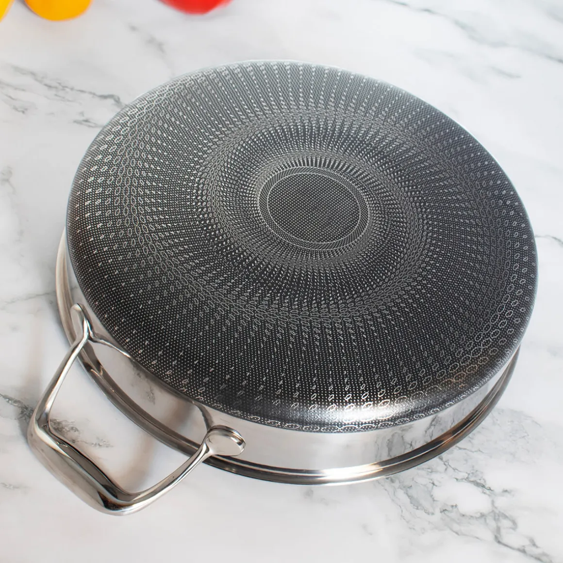 5-Quart Stainless Hybrid Nonstick Saute Pan with Lid