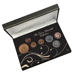 Queen Elizabeth Collectible Coin Box Set