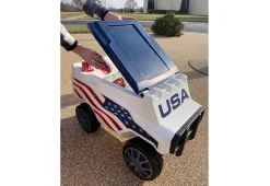 RC American Flag Rover Cooler