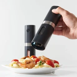 Rechargeable Salt and Pepper Mill Set by Sharper Image