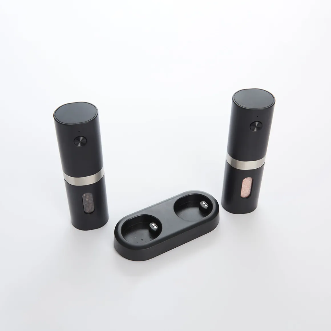 Rechargeable Salt and Pepper Mill Set by Sharper Image