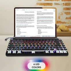 Retro LED Typewriter Keyboard