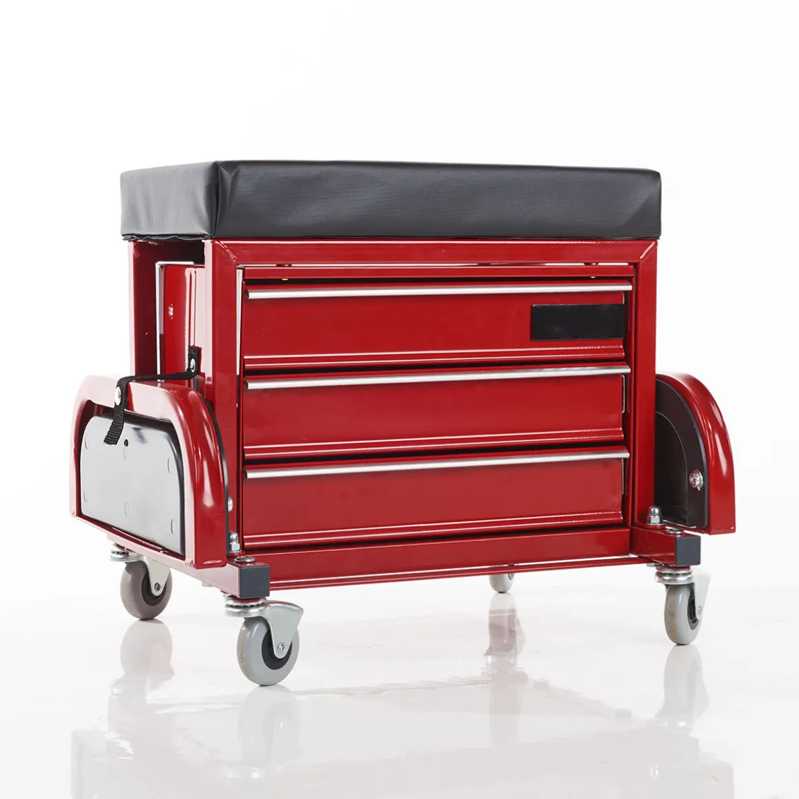 Rolling Toolbox Stool by Sharper Image