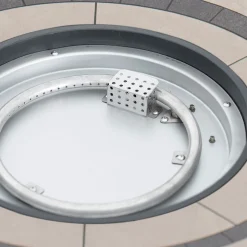 Round Propane Gas Fire Pit Table