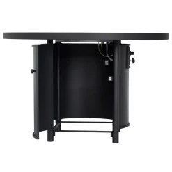 Round Propane Gas Fire Pit Table