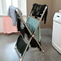 Scissor Style Heated Drying Rack