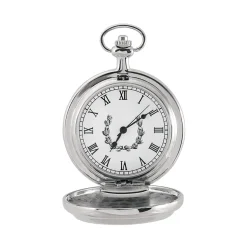 Selectively Gold-Layered Presidential Seal JFK Half Dollar Coin Pocket Watch