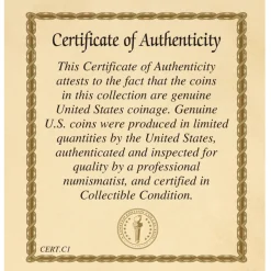Selectively Gold-Layered Presidential Seal JFK Half Dollar Stainless Steel Silvertone Coin Money Clip