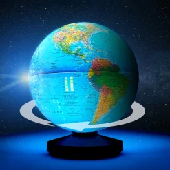 Self-Rotating Illuminating Globe