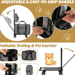Soft Rolling Pet Carrier