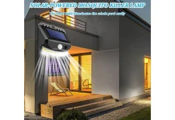 Solar Bug Zapper Motion Sensor Lights