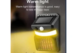 Solar Bug Zapper Motion Sensor Lights