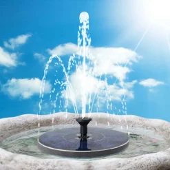 Solar Color-Changing Water Fountain