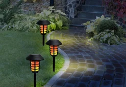 Solar Pathway Lights (Set of 4)