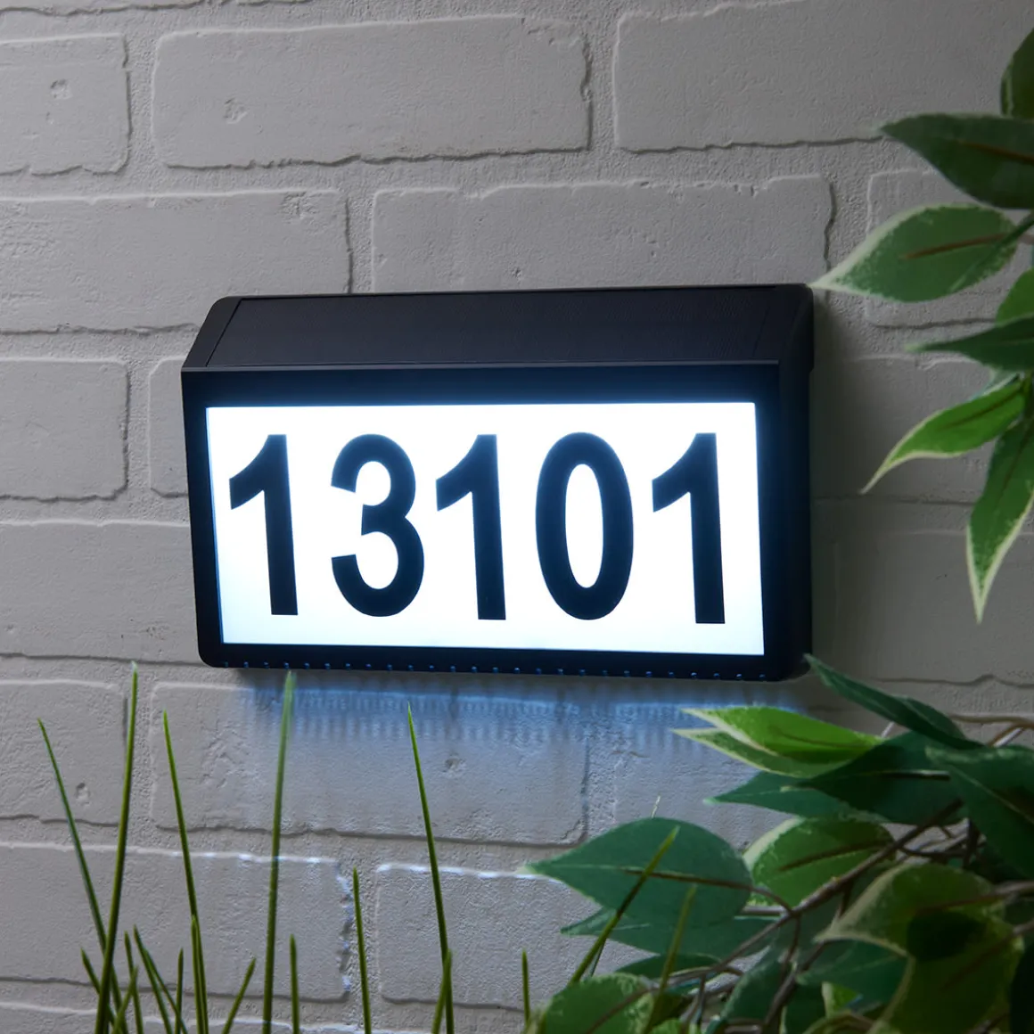 Solar Powered Address Sign