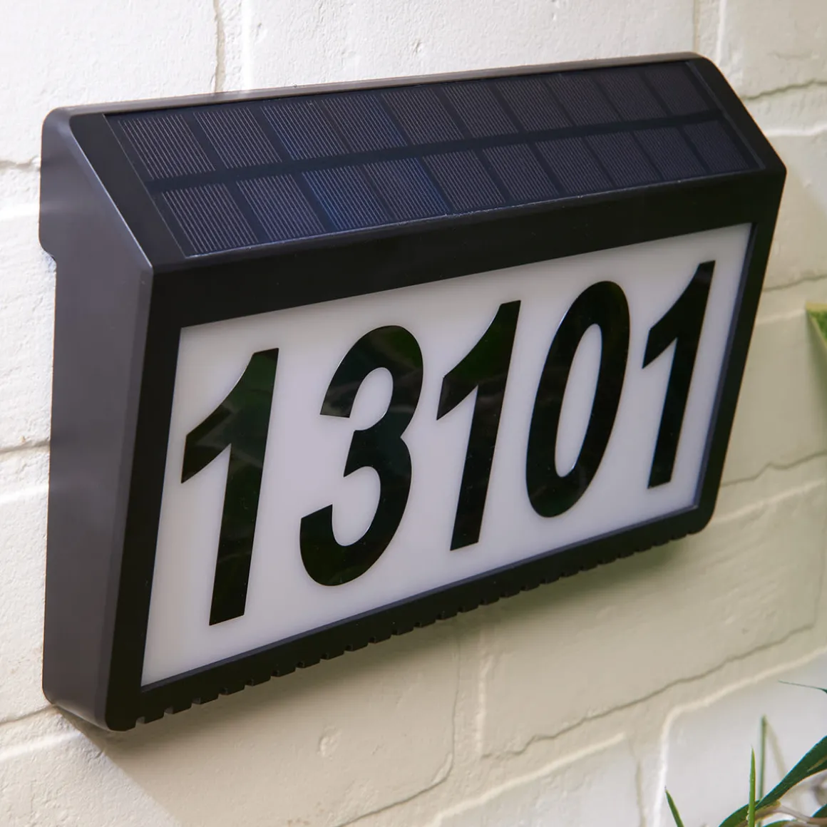 Solar Powered Address Sign
