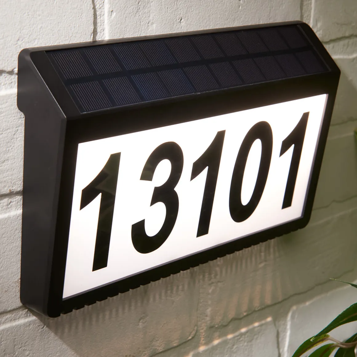 Solar Powered Address Sign