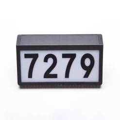 Solar Powered Address Sign